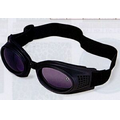 Black Goggles w/ Shock Absorbent Guard & Rubber Frames